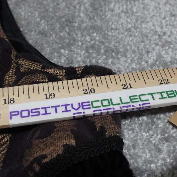 Coldwater Creek Patched Chenille Vest Women's Large Brown Sleeveless Collared - Picture 3 of 9